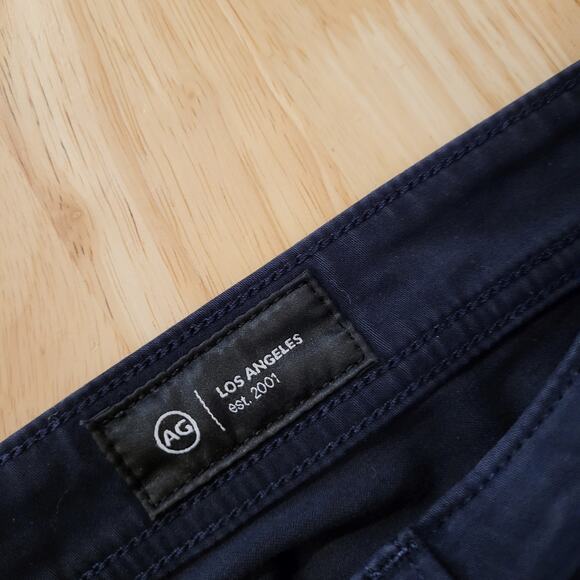 AG Adriano Goldschmied Everett Slim Straight Black 38x32 Jeans - Picture 8 of 16